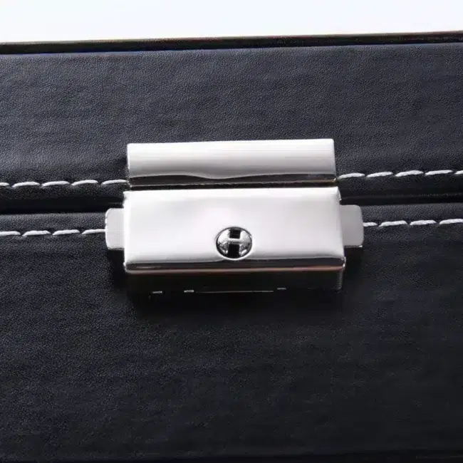 Leather Watch & Glasses Box Organizer 6 Slots For Watches And 3 Slots For Glasses