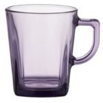 Tea Mug Set Carre 6 Cups- 270 ml Purple Color Turkey Origin