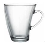 طقم مجات شاي بطريق  6 اكواب300 مل لون شفاف تركي المنشأ