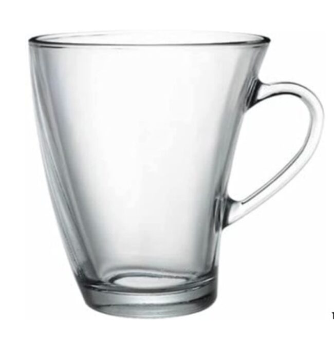 Tea Mug Set Penguen 6 Cups 300 ml Clear Color Turkey Origin
