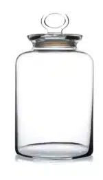 Storage Glass Jar with Airtight Lid 2640ml Turkey Made - Image 5