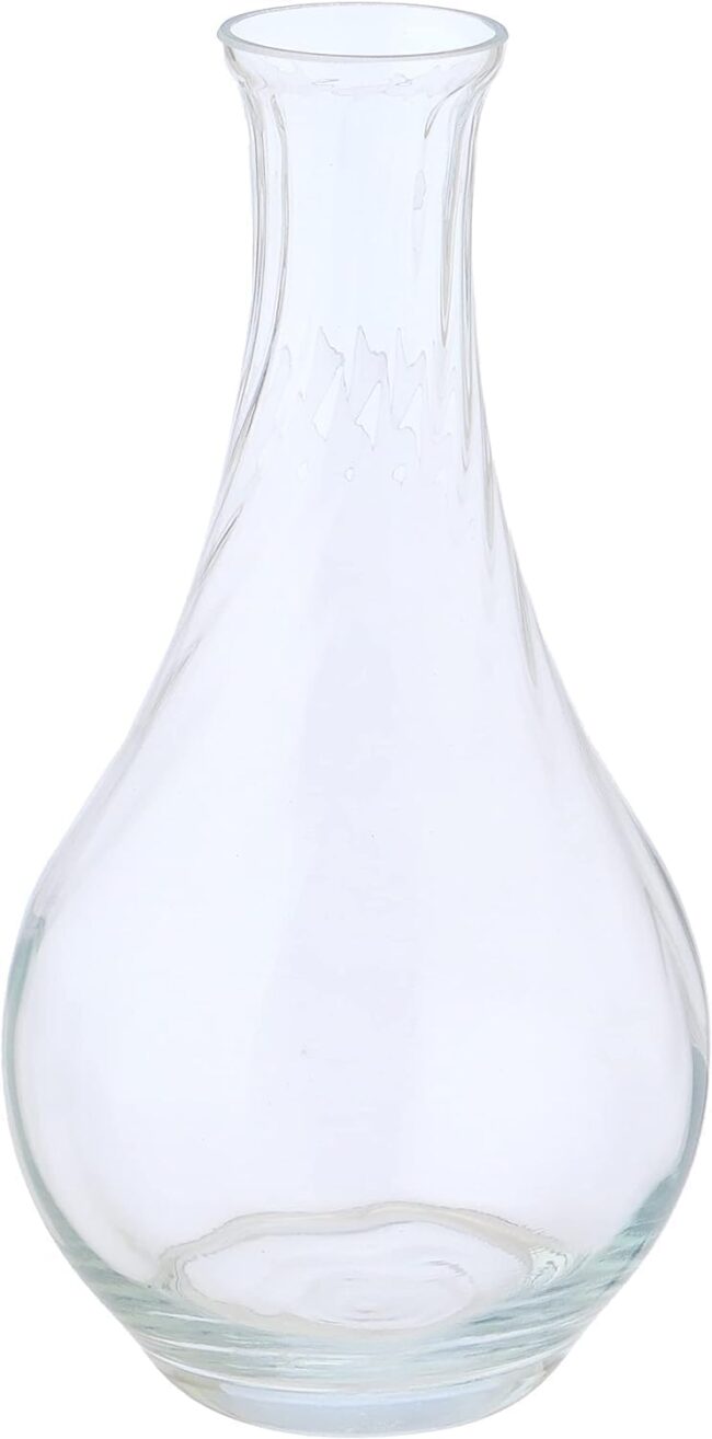 زجاجة زيت وخل وعصير من باشابتشى، زجاج شفاف، مع سدادة زجاجية - (1.2 لتر) - دورق سيمفوني - صناعة تركية