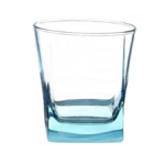 طقم اكواب للعصير والشاي والماء، طقم اكواب ملونة مكون من 6 قطع - كاري- 205 مل - لون تركواز - صناعة تركية من باسباتشي، زجاج، 205.0 ml