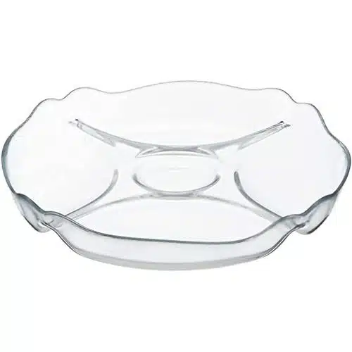 Pasabahce Divided Service Plate 30cm Basic -Turkey Made - Image 1