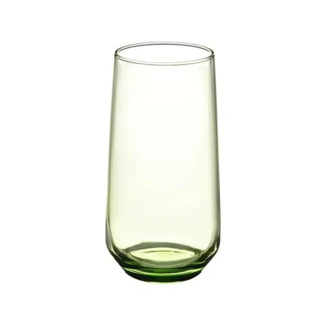 Pasabahce Large Cups Set of 6 - Allegra- (470ml)- Lme Green Color-Turkey Made