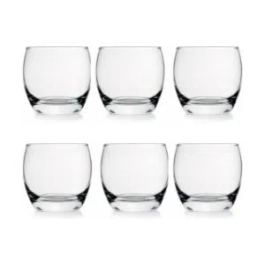 Pasabahce Cups Set of 6 - Barrel- (340ml)- Clear color