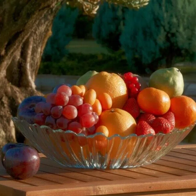 Pasabahce Aurora Service Bowl -clear color- (3250ml-30.4cm) -Turkey Made