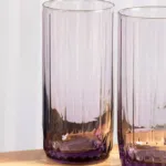 Pasabahce Large Juice and Water Cups Set of 6 - Leia Hi Ball-Purple- 310ml - Image 3