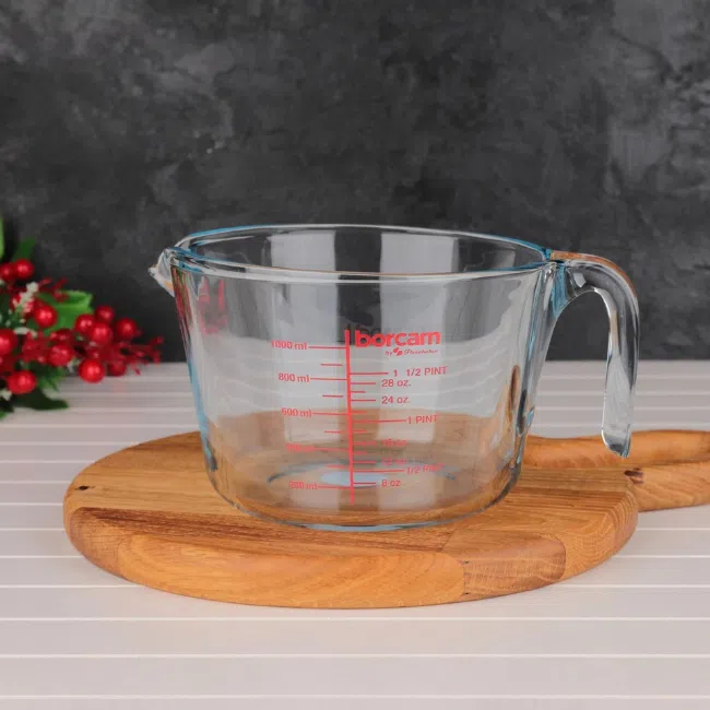 Pasabahce Borcam Mix &Prep Measuring Cup 1000 ml -Turkey Made - Image 2