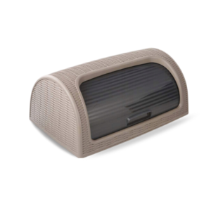 Dunya Bread Box ,BPA Free, With Moving (42*27.4*18cm) Acrylic Lid -Turkey Made Beige