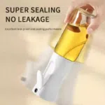 Large Oil Spray Glass Bottle-220ml-(White color) - Image 2