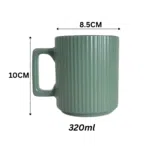 Matte Multi Color Porcelain Mug Set Of 4 Mug- Imported Handmade - Image 7