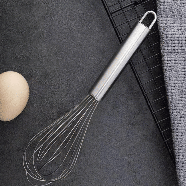 Stainless Steel Hand Egg Beater Whisk-30cm