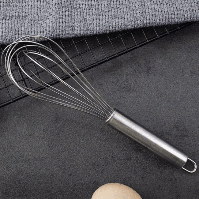 Stainless Steel Hand Egg Beater Whisk-30cm