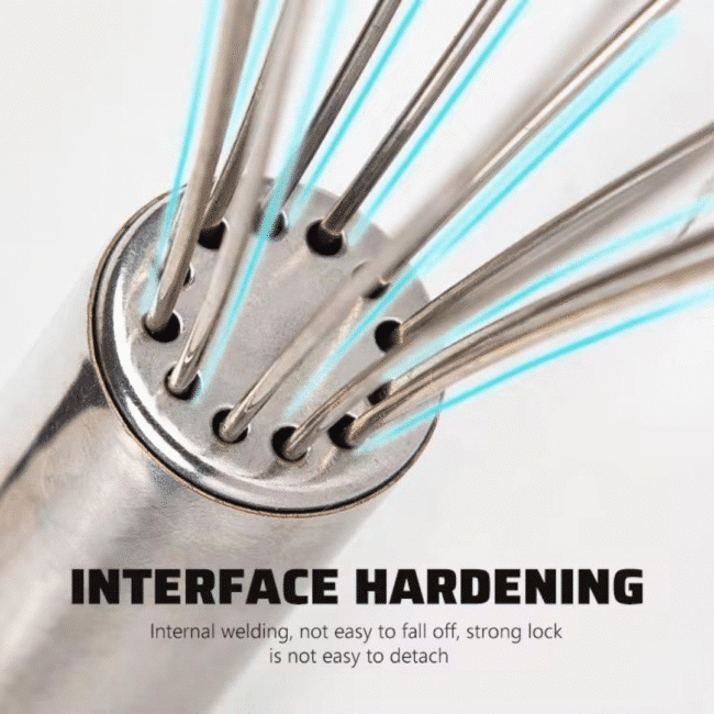 Stainless Steel Hand Egg Beater Whisk-30cm