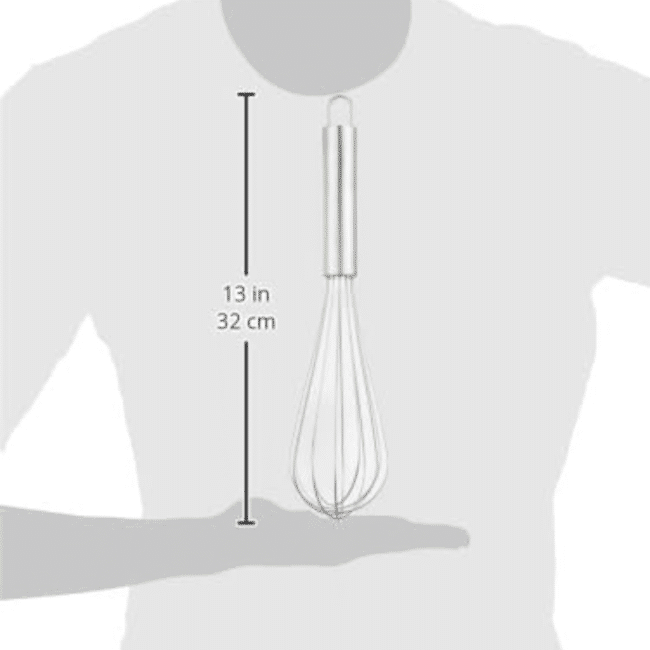 Stainless Steel Hand Egg Beater Whisk-30cm