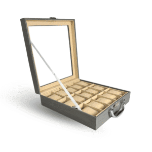 Leather Watch Organizer Box