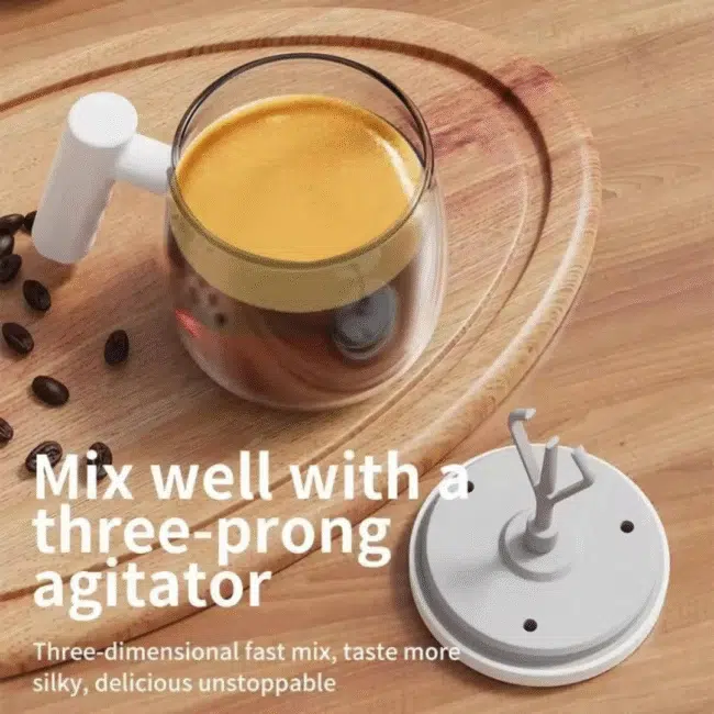 Self Stirring Coffee Mug, 400ML Chargeable Electric High Speed Mixing Cup - Image 4