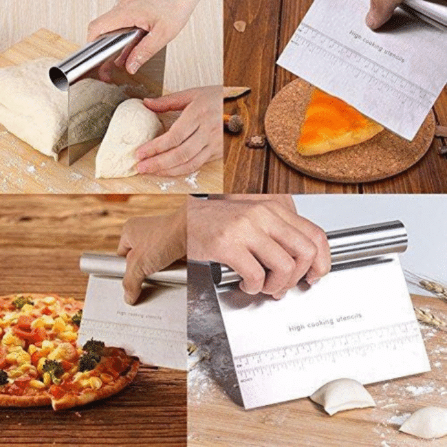 Stainless Steel Dough Cutter for Precision Kitchen Preparation