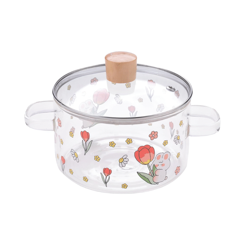 Glass Cooking Pot