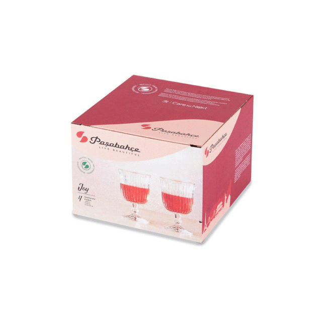 Pasabahce Joy Juice Cup 255ml Set of 4Pcs -Turkey Made