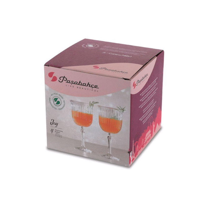 Pasabahce Joy Juice Cup 490ml Set of 4Pcs -Turkey Made