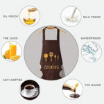 Waterproof Kitchen Apron with Big Front Pocket - Image 7