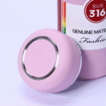 Premium Small Thermal Mug 300ml Stainless Steel- Pink - Image 2