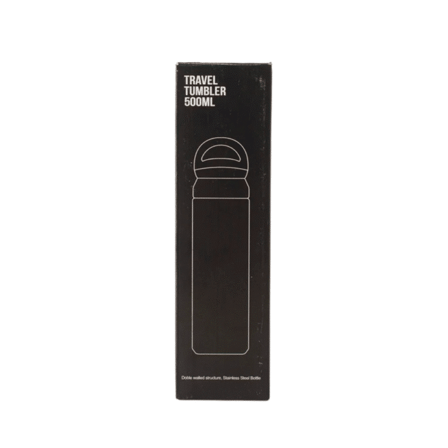 Water Flask 500ml Carton Shapes (Stitch) Off White Thermal Flask - Image 4