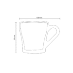 Pasabahce Aria Tea Mug 205ml Set of 6Pcs - Image 3