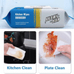 Kitchen Wipes Grease Cleaning Reusable Paper Towels (80 Pack) - Image 2