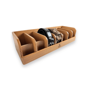 Wooden Belt Organizer