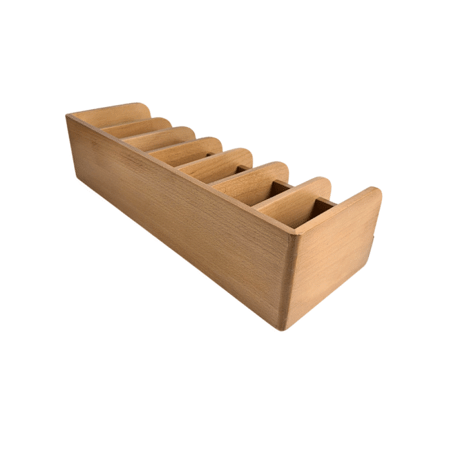 Foxiwood Wooden Belt Organizer With 7 Removable Compartment for Drawer , Dressing Room and Closet - Image 6