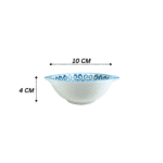 Porcelain Mini Sauce Bowls 2Pcs Set- Blue - Image 2