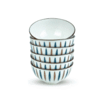 طقم بولات سلطة والشوربة من البورسلين المستورد مكون من 6 قطع شكل 2 - الصورة 2