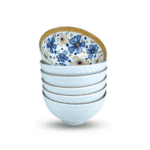 طقم بولات سلطة والشوربة من البورسلين المستورد مكون من 6 قطع شكل 1 - الصورة 2