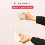 Acrylic Self Adhesive Wall Mirror Sheet Oval Shape (40X30cm) 1Pcs - Image 6