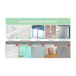 Acrylic Self Adhesive Wall Mirror Sheet Oval Shape (40X30cm) 1Pcs - Image 3