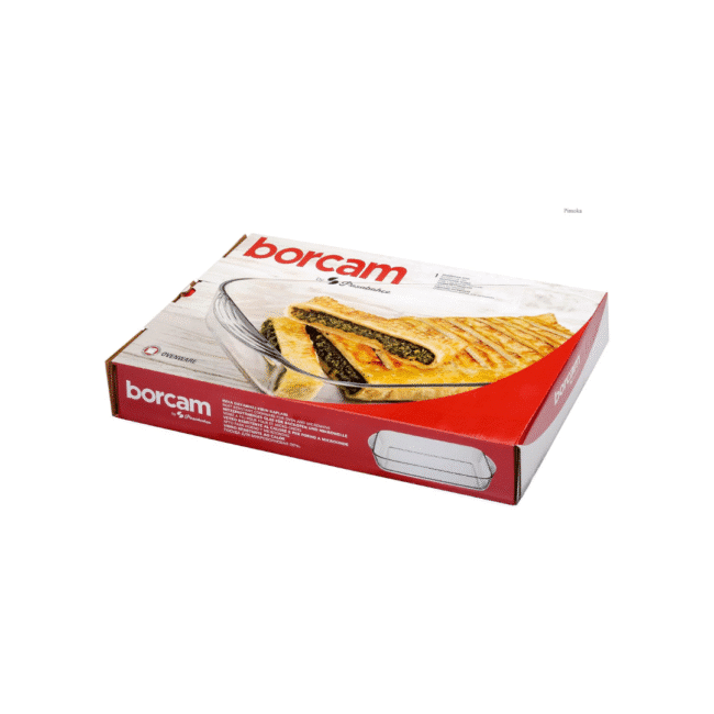 Borcam Roasters Rectangular Oven Dish - 33.6 x19 cm (2750ml)-Turkey Made - Image 2