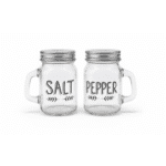 Danny Home Salt & Pepper Shaker Set – Mason Jar Design 120ml (2 Pieces) - Image 2