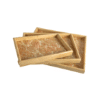 ⁦طقم صواني خشبية MDF فاخرة مكون من 3 قطع بأحجام مختلفة (40-35-30 سم) - الشكل3⁩ - الصورة ⁦2⁩