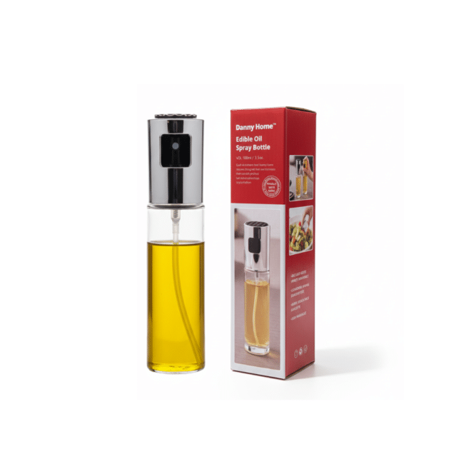 Danny Home Edible Oil Spray Bottle 100ml – Refillable Cooking Oil Mister for Olive Oil, Vinegar & Salad Dressing - Image 5
