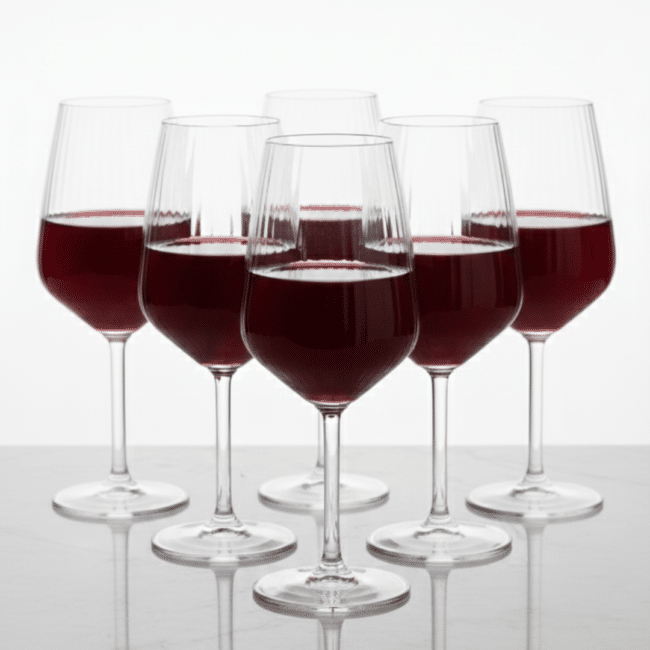 Pasabahce Allegra Focus Cups 490 ml – Set of 6, Bulgarian Made Premium Clear Stem Glasses for Juice, Water & Cold Beverages - Image 3