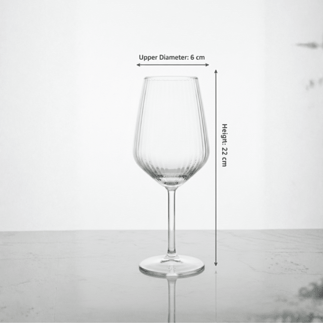 Pasabahce Allegra Focus Cups 490 ml – Set of 6, Bulgarian Made Premium Clear Stem Glasses for Juice, Water & Cold Beverages - Image 4