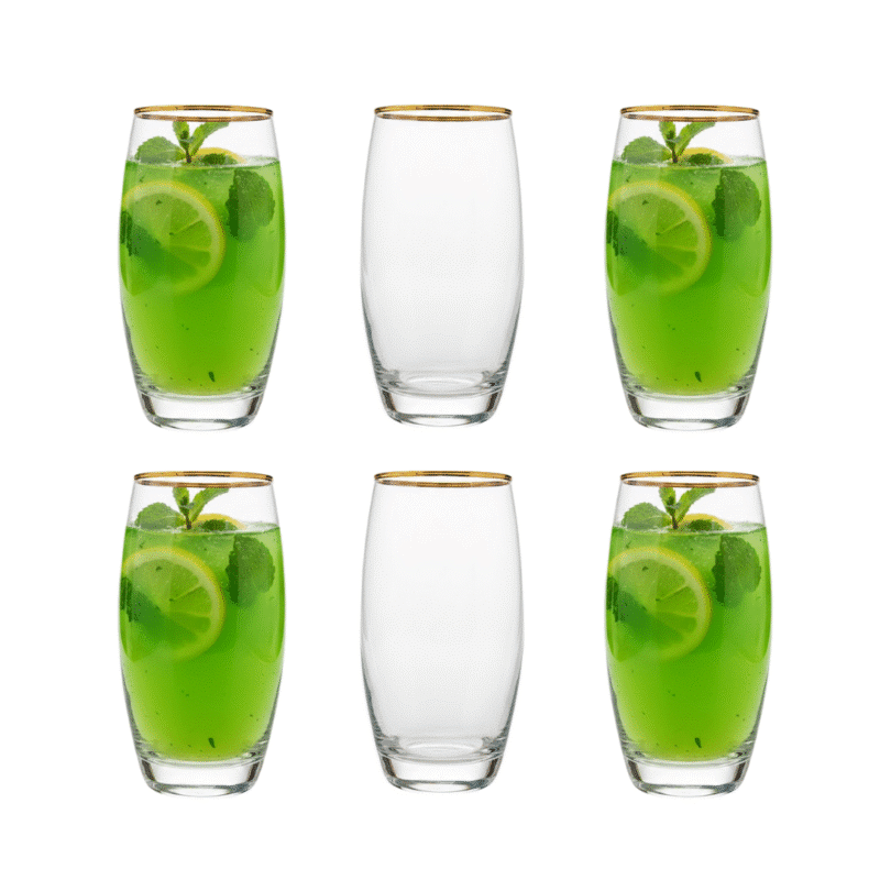 Barrel juice glass set