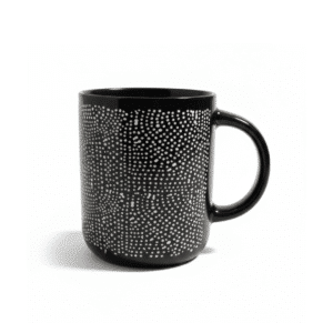 Black Porcelain Mug 400ml