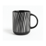 Black Porcelain Mug 400ml