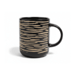 Black Porcelain Mug 400ml