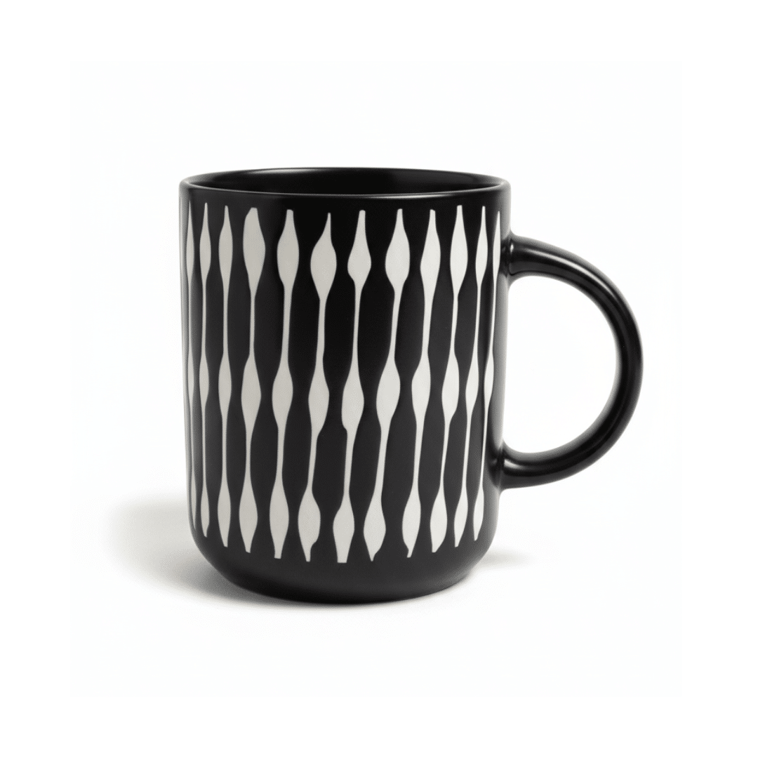 Black Porcelain Mug 400ml Black Porcelain Mug 400ml