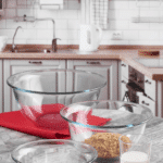 بولة زجاجية للفرن والخلط من بوركام، سعة 3000 سم مكعب (3 لتر) - مقاوم للحرارة، 26 سم - صنع في تركيا - الصورة 5